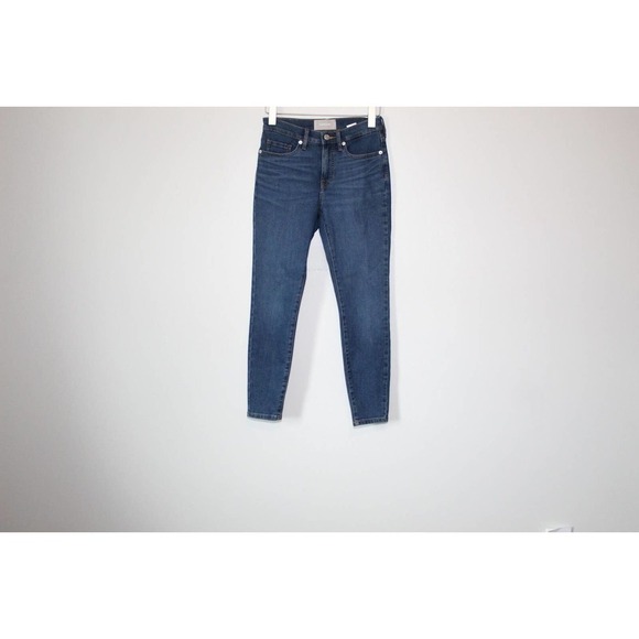 ✨2/$20 Everlane Mid Rise Skinny Ankle Jeans Blue Dark Wash Jean Size 26 H14249 - Picture 10 of 16